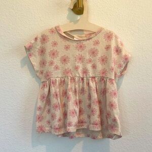 Zara Pink Floral Kids Blouse